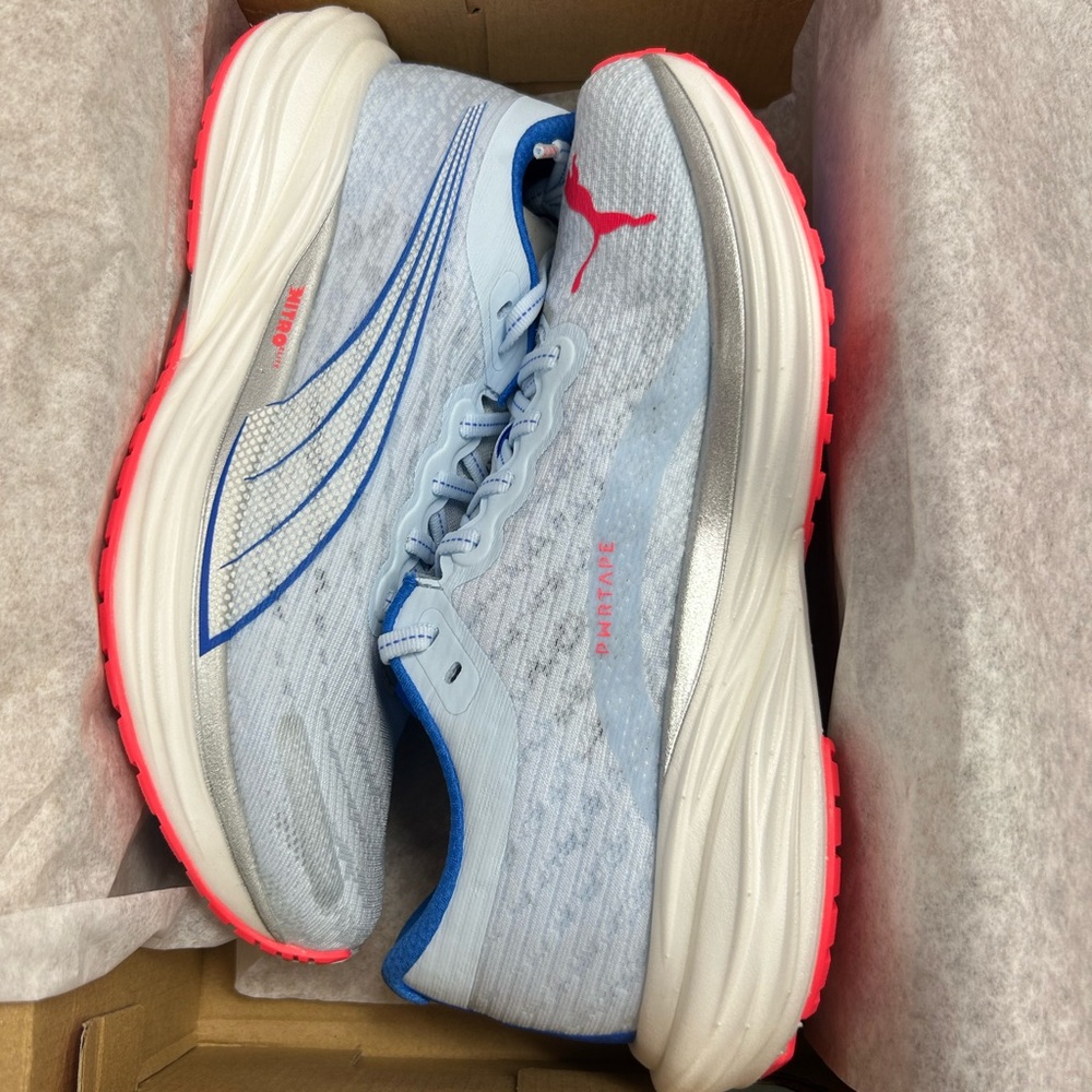 Puma Women's Deviate Nitro 2 Icy Blue/Fire Orchid